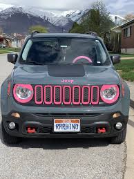 Black And Pink Jeep Pink Renegade Jeep Renegade Jeep Renegade Trailhawk Dream Cars Jeep