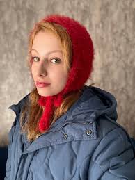 Hand-knitted Adult Bow Tie Bonnet, Handmade Red Bonnet, Unisex Bonnet,  Winter Bonnet, Handmade Winter Warm Hat, Handmade Balaclava