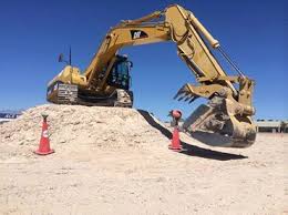 Tugs and diggers have so far failed to dislodge the massive container ship ever given stuck in the suez canal on wednesday, increasing the chances of. Ever Played Basketball With An Excavator Give Us Your Best Caption Cool Captions Cat Excavator Construction Equipment