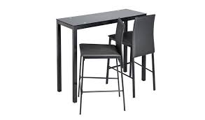Buy Argos Home Lido Glass Bar Table 2 Black Chairs Space Saving Dining Sets Argos Did you scroll all this way to get facts about breakfast bar table?