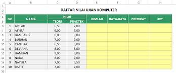 Maybe you would like to learn more about one of these? Soal Latihan Excel Menghitung Hasil Ujian Komputer