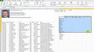Importieren von daten aus excel. Datenbank Funktionen In Excel Einsetzen Youtube