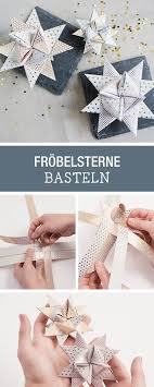 Diy Anleitung Frobelsterne Basteln Via Dawanda Com Frobelsterne Basteln Basteln Basteln Mit Papier