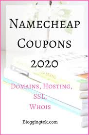 Namecheap Promo Code August 2020 Get Cheap Domain Names Hosting In 2020 Blogging Basics Hosting Coding