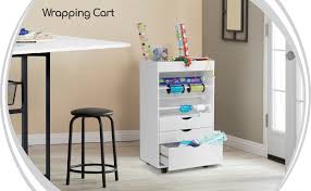 3 out of 5 stars, based on 3 reviews 3 ratings current price $15.95 $ 15. Amazon Com Studio Designs Wrapping Cart In White 13260
