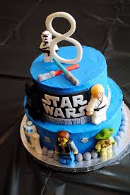 Lego Birthday Cake For 8 Year Old Boy Smile Laugh And Learn Star Wars Lego Cake Star Wars Birthday Cake Star Wars Cake War Cake