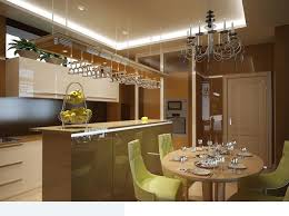 تصميم مطبخ صغير مفتوح على الصاله