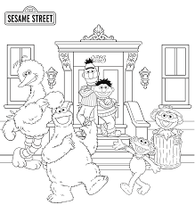 Meet lily, chamki, and zuzu from china, india and south afri go >. Sesame Street Coloring Pages To Print Coloringstar Coloring Home