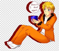 He is voiced by mike judge in the feature film south park: Kenny Mccormick Dies Art Trade Transparent Background Png Clipart Hiclipart