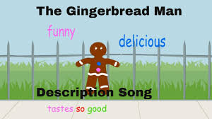 Five gingerbread men lying on a tray, one jumped up and ran away, shouting catch me, catch me (nursery rhymes) (shapes buddies) <back gingerbread man poem (great for felt board or puppet show) once there was a gingerbread man, baking in a. The Gingerbread Man Song Description Song Youtube