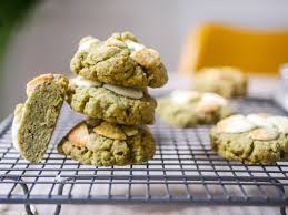 Recette Cookies Au Matcha Et Chocolat Blanc Blog De Maspatule Com En 2020 Cookies Recette Recette Cookies Moelleux Recette
