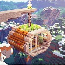 Maybe you would like to learn more about one of these? Hanging Garden House Garden Hanging House Minecraft Underwater Minecraft Designs Minecraft Underwater House