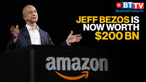 Jeff Bezos becomes first ever billionaire with a net worth of $200 bn -  YouTube