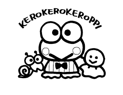 Download or print this amazing coloring page: Kero Kero Keroppi Coloring Pages Kids Play Color Coloring Pages Coloring Pictures Coloring Pages For Kids