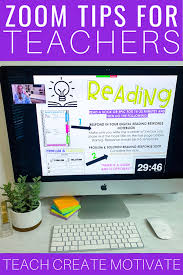 Zoom Tips For Teachers During Distance Learning Teach Create Motivate In 2020 Distance Learning Online Teaching Google Classroom Activities