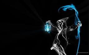 Ghost Smoke Hd Wallpaper Abstract Art Wallpaper Neon Backgrounds Smoke Wallpaper