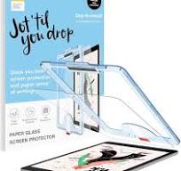 Paperfeel Glass Screen Protector Compatible with iPad 9th / 8th / 7th  Generation 10.2 inch, EZ Kit, Auto-Alignment Tool