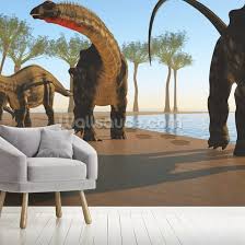 Apatosaurus (/əˌpætɵˈsɔrəs/), also known by the popular synonym brontosaurus (which in april of 2015, was confirmed to be a separate genus), is a genus of sauropod dinosaur that lived about 150 million years ago, during the jurassic period ( kimmeridgian and tithonian ages). Apatosaurus Dinosaurier Ufer Wandtattoo Wallsauce De