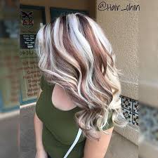 However, it's a perfect haircut for less volume hair. Websta Hair Ohin My Client Wanted Very Thick Chunky Platinum Blonde Highlights W A Light Brown In Between Blonde Highlights Hair Highlights Hair Styles