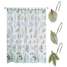 Target bathroom accessories shower curtains. Avanti Ombre Leaves 13 Pc Bath Accessory Set Target