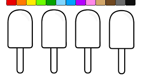 I can't wait to see the faces of my toddlers when they. Learn Colors For Kids With This Ice Cream Popsicle Coloring Page 11 Youtube