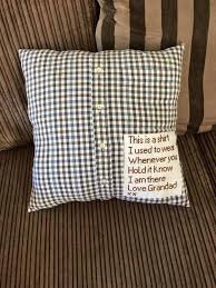 Clothing Of A Passed Loved One Diy Pillows Memory Pillows Pillow Crafts