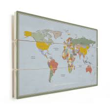 Maps are also distinct for the global. Weltkarte An Der Wand Wanddeko Weltkarten At