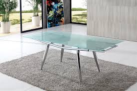 Just like any other etched glass, frosted glass serves a variety of practical uses in both residential when considering etched and frosted glass for your beautiful glass shower enclosure, the main. Piston Frosted Extending Glass Dining Table