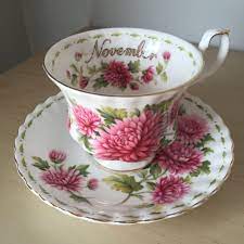 Pin On Royal Albert Month Teacups