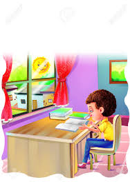 This rooms serves as a hang out space, sleep over room with built in trundle bed, homework space with a custom desk and just a space for kids to get away from it all. Images Of Clipart Study Table Cartoon