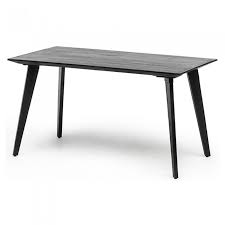 La table de bistro design en aluminium pour votre extérieur. Table De Bistrot Alba Rectangulaire Teck Fume Gommaire Tentation
