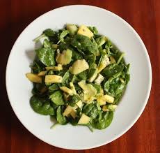 Sommersalat Junger Spinat Avocado Mango Mozzarella Blattspinat Spinat Frischer Spinat