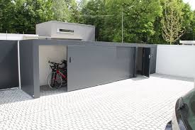 Gartentoranlage Mit Schliessanlage Und Mulleinhausungen Gt53 Schlosserei Schleip Hausrenovierung Design Gartenhaus Garten