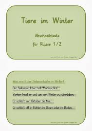 Um tierspuren im schnee zu erkennen, ist ein maßstab notwendig. Tiere Im Winter Abschreibtexte Abschreibtexte Reif Fur Die Ferien Sachunterricht Grundschule
