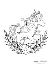 These alphabet coloring sheets will help little ones identify uppercase and lowercase versions of each letter. Top 100 Magical Unicorn Coloring Pages The Ultimate Free Printable Collection Print Color Fun
