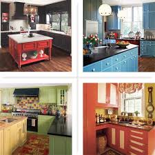 country homes: kitchen cabinets color