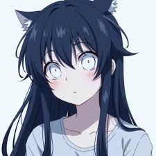 Hinata with Dark Blue Hair and White Skin | Stable Diffusion Online