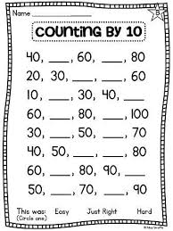 Counting By 10s Worksheet In 2020 First Grade Math Counting By 10 First Grade Worksheets