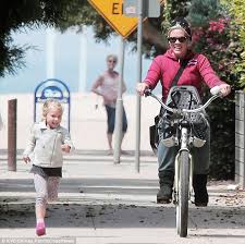 Not only does pink's daughter, willow, and her husband carey hart share the 'same barber,' but the same sense of adventure too. Pink Bonds With Her Three Year Old Daughter Willow Sage During Bike Ride Daily Mail Online