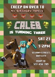 Looking for pretty happy birthday tarpaulin background happy birthday david? Minecraft Birthday Invitation Templates Editable With Ms Word Download Hundreds Free Printable Birthday Invitation Templates