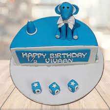 Half Year Birthday Cake For Baby Boy Online Mrcake