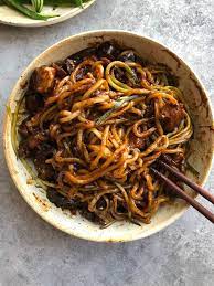 Jajangmyeon Korean Noodles With Black Bean Sauce Hip Foodie Mom Recipe Korean Food Recipes Asian Recipes