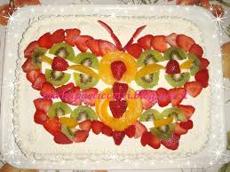 I Barba Pasticcetti Torta Farfalla Con Panna E Frutta