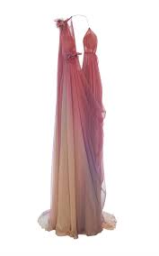 Ombre Grecian Gown By Marchesa For Preorder On Moda Operandi Grecian Gown Grecian Dress Roman Dress