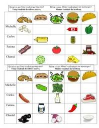 Info Gap Au Restaurant Rapide Fast Food Partner Activity Printable Board Games Activities Printable Games