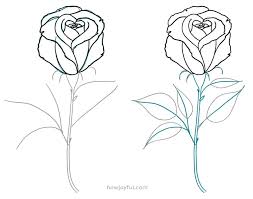 Lotus is another easy pencil drawings of. Drawings Of Roses How To Draw A Rose Step By Step Tutorial 3 Ways
