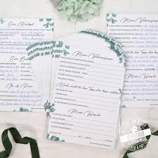 Punktet deshalb mit richtig schönen karten für die luftballons zur hochzeit und ein paar schönen neuen ideen. Zeitkapsel Karten Zum Ausfullen Fur Hochzeitsgaste Feenstaub Shop