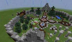 Minecraft into the prototype map 1.12.2/1.11.2 download. Minecraft Server Map Minecraft Castle Map Wallpapers