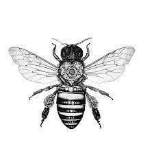 Black And Grey Bee Tattoo Bee Tattoo Beautiful Tattoos Honey Bee Tattoo