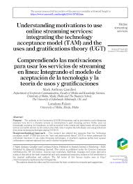 Its programming focuses on entertainment and music and some of its most notable. Pdf Understanding Motivations To Use Online Streaming Services Integrating The Technology Acceptance Model Tam And The Uses And Gratifications Theory Ugt